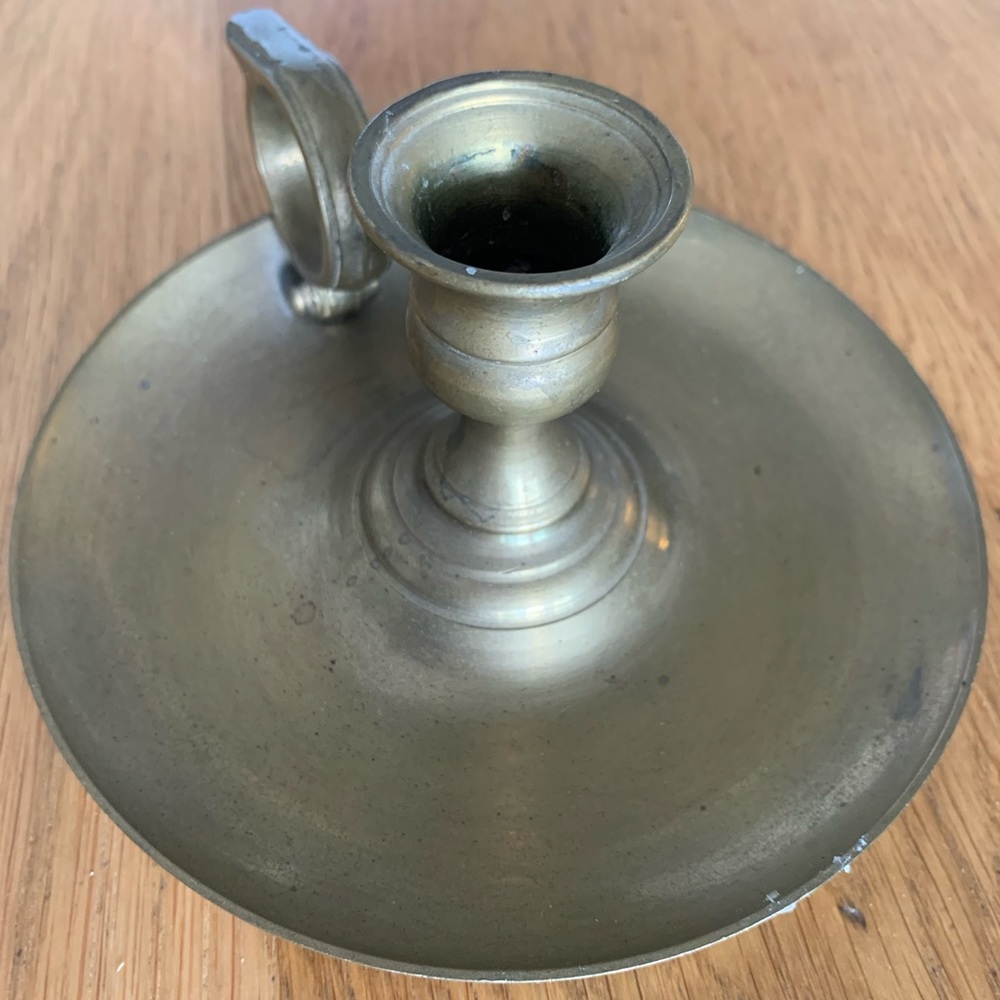Gorgeous Vintage Brass Candle Holder
